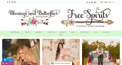 Desktop Screenshot of blessingsandbutterflies.com